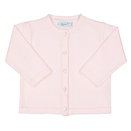 Classic Knit Cardigan-Pink