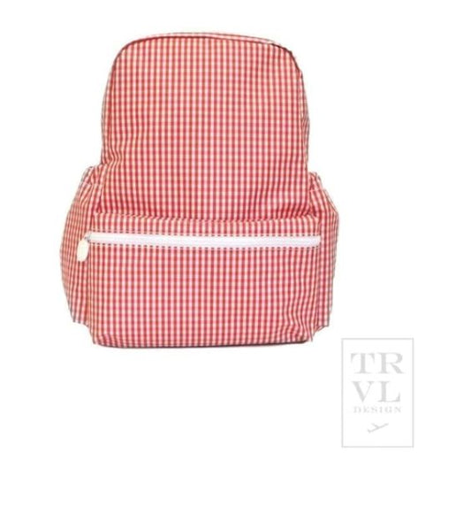 Backpack-Red Gingham