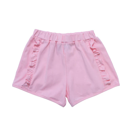 Ruffle Shorts- Light Pink