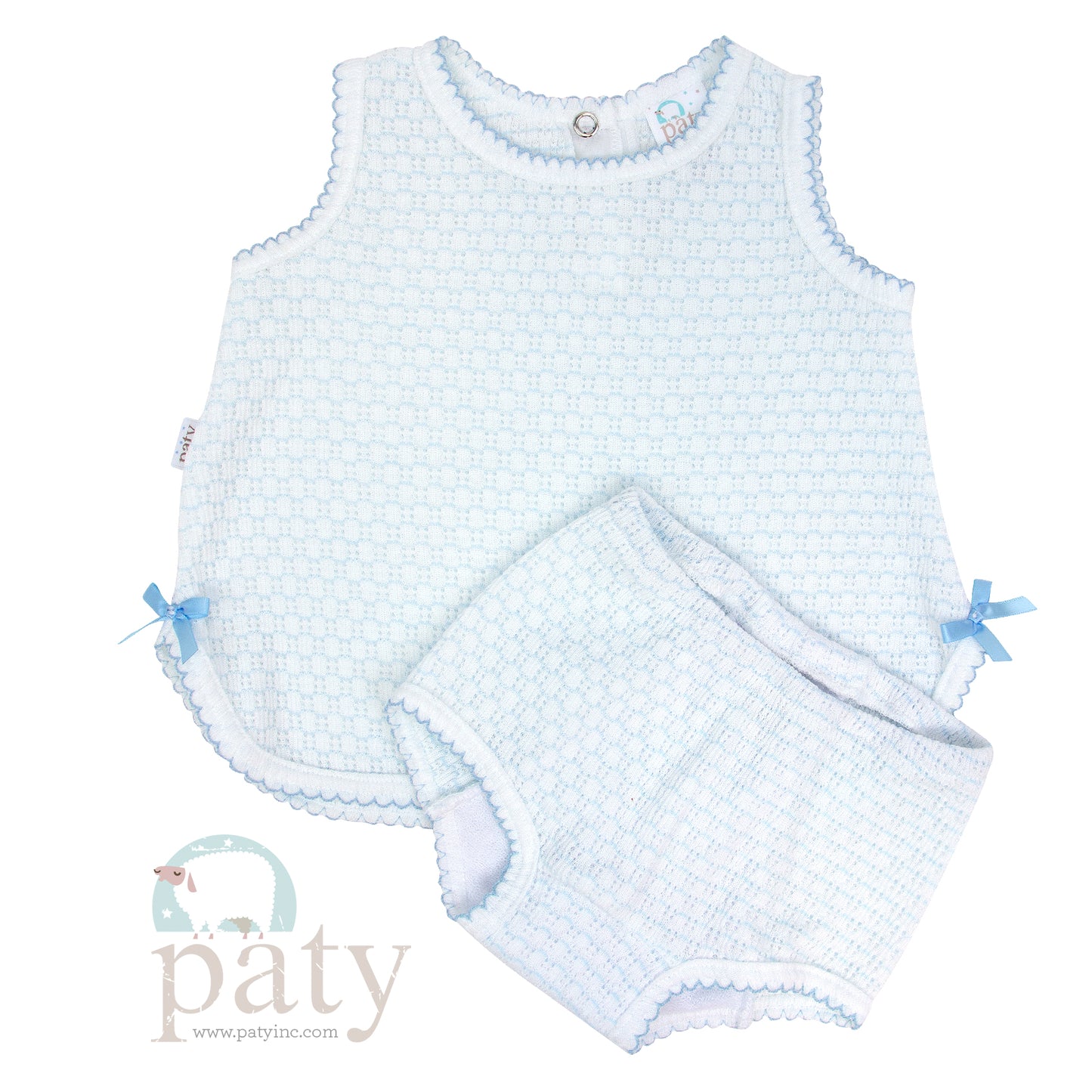 Diaper Set WITHOUT BOW-Blue