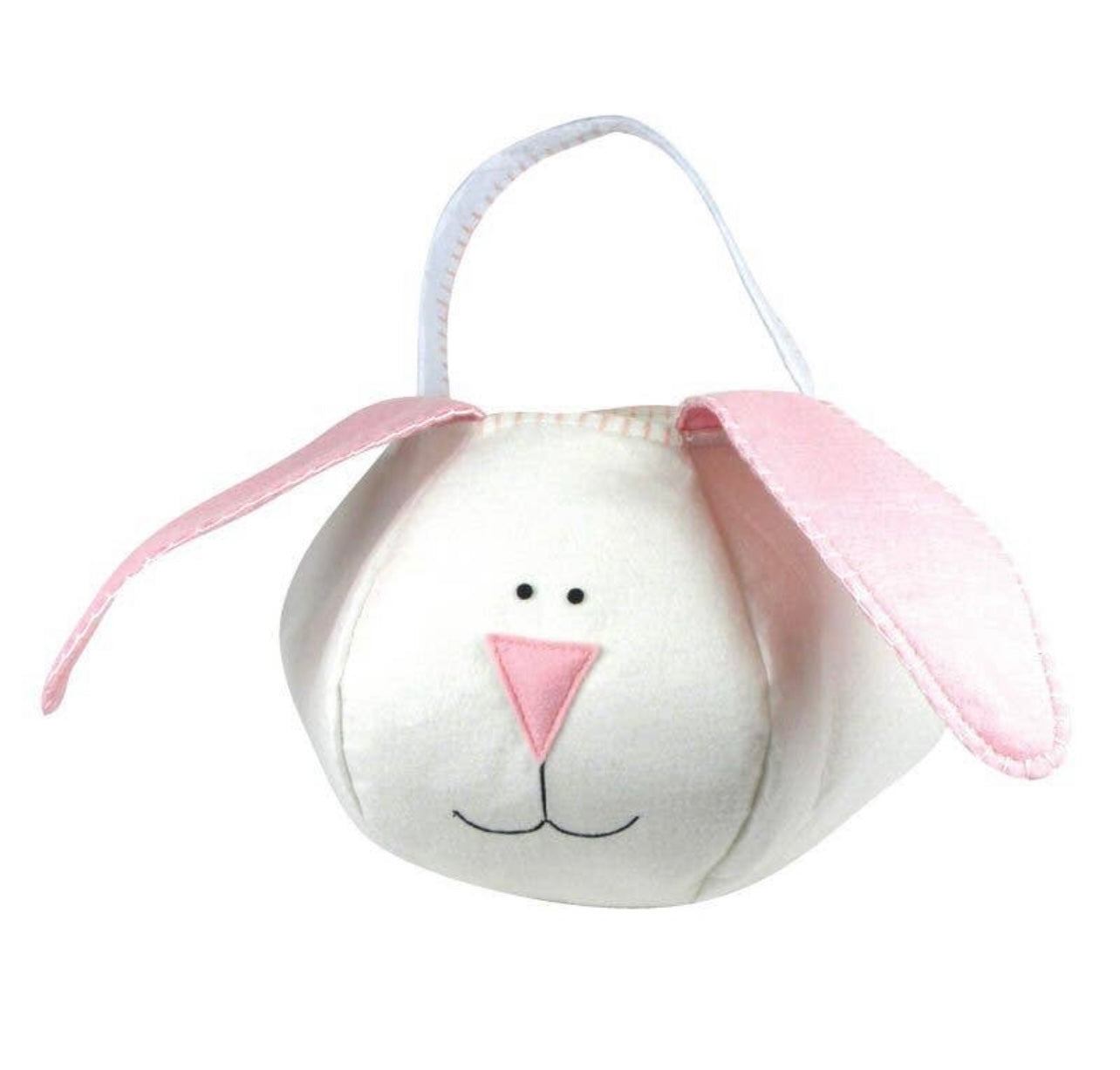 Easter Bunny Basket- Pink Felt